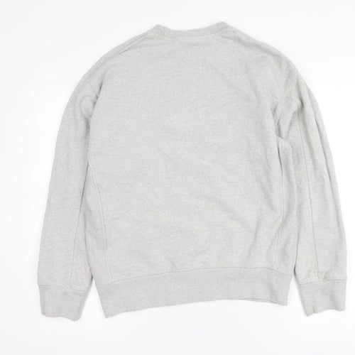 Nike Women’s Grey Sweatshirt Small Pullover Logo Crew Neck Cotton