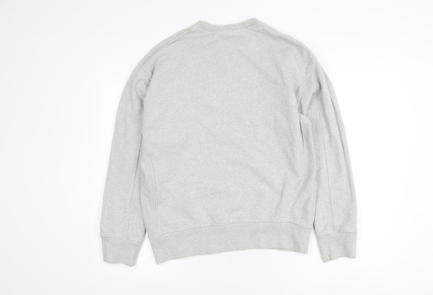 Nike Women’s Grey Sweatshirt Small Pullover Logo Crew Neck Cotton