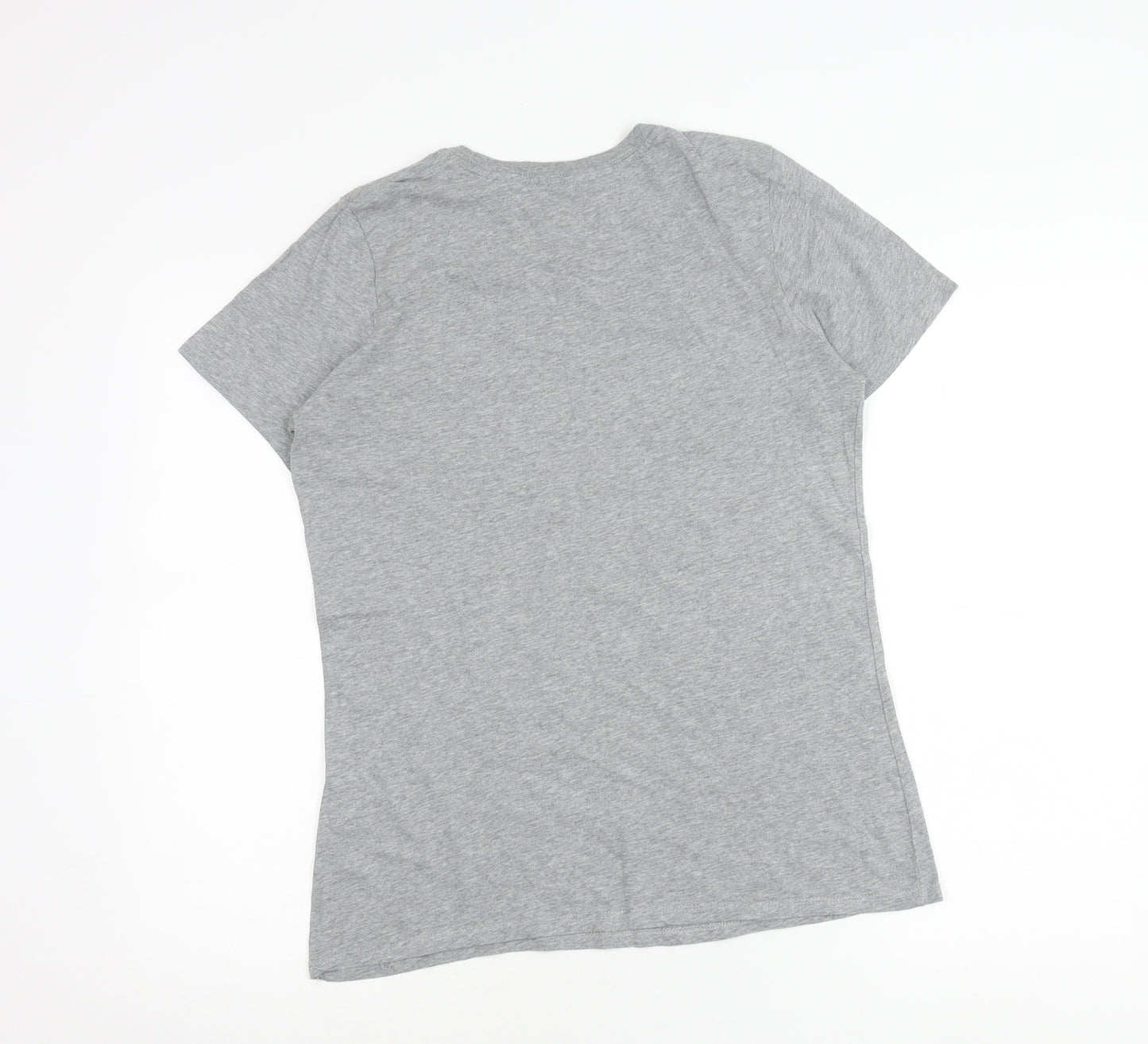 Nike Men's Grey M Athletic Fit Graphic Logo T-Shirt