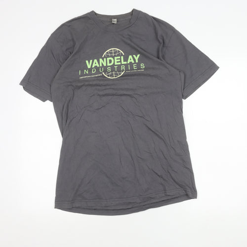 American Apparel Men’s Grey L Funny Graphic Vandelay Industries T-Shirt