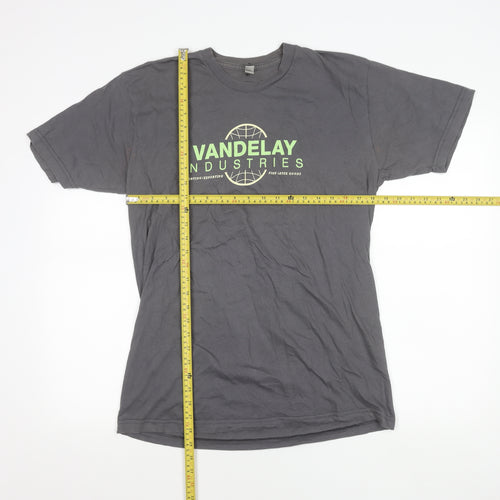 American Apparel Men’s Grey L Funny Graphic Vandelay Industries T-Shirt