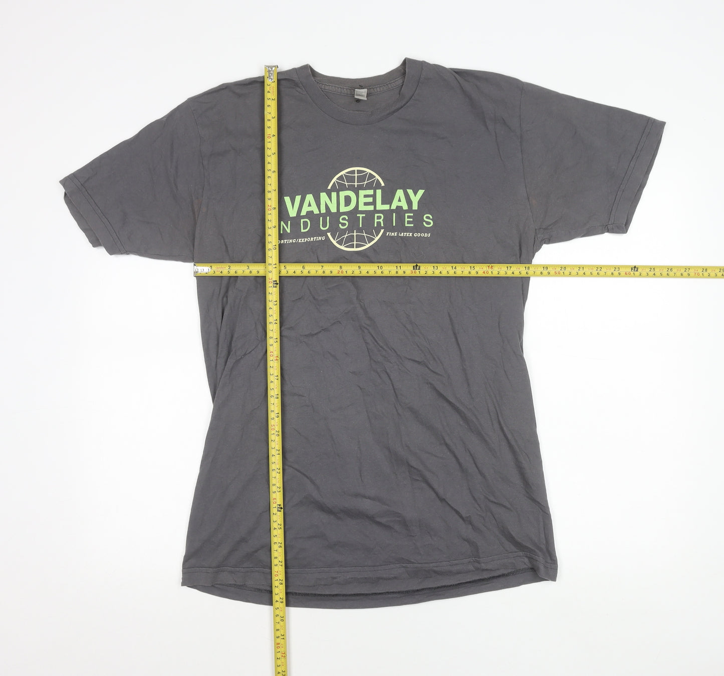American Apparel Men’s Grey L Funny Graphic Vandelay Industries T-Shirt