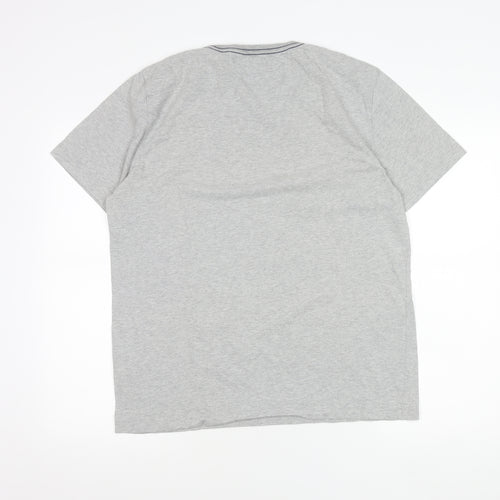 Tommy Hilfiger Men's Grey XL Nautical Logo Short Sleeve T-Shirt