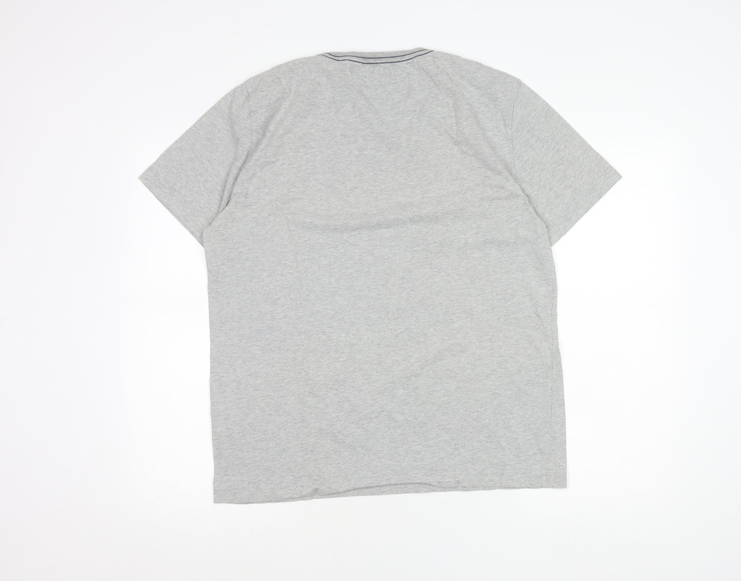 Tommy Hilfiger Men's Grey XL Nautical Logo Short Sleeve T-Shirt