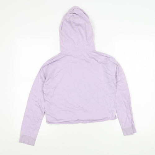 Destination Girls Purple Pullover Hoodie Size 146 Logo Print Casual