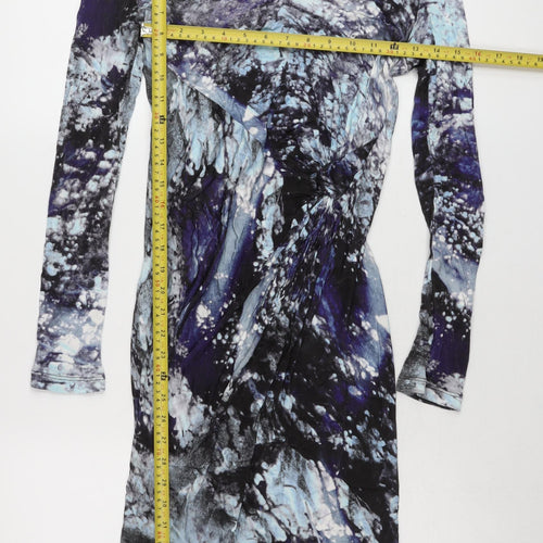 Damsel in a Dress Women’s Multicoloured Size 14 Bodycon Jersey V-Neck Dress