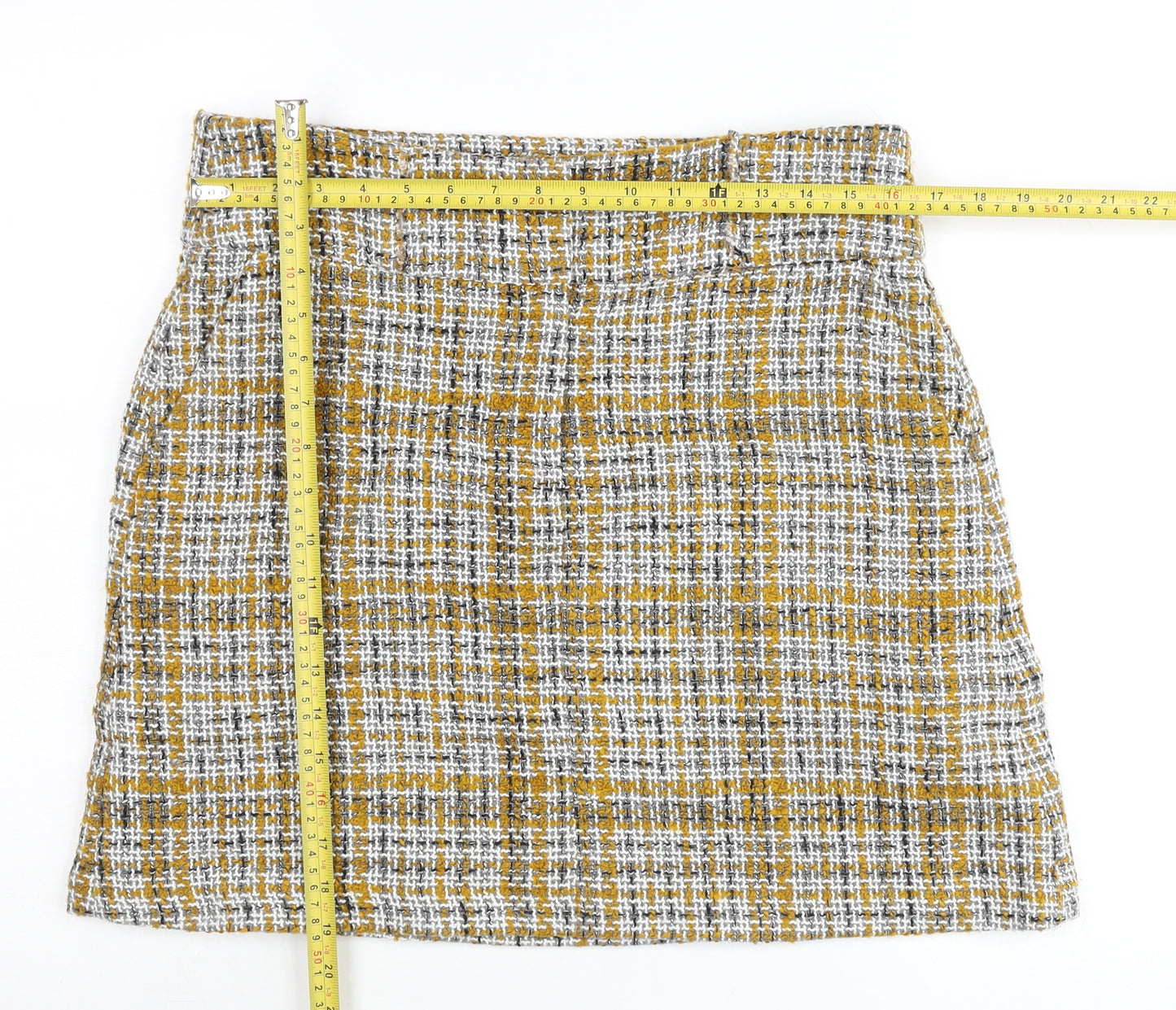 Marks and Spencer Women’s Multicoloured Tweed Skirt UK 14 Workwear