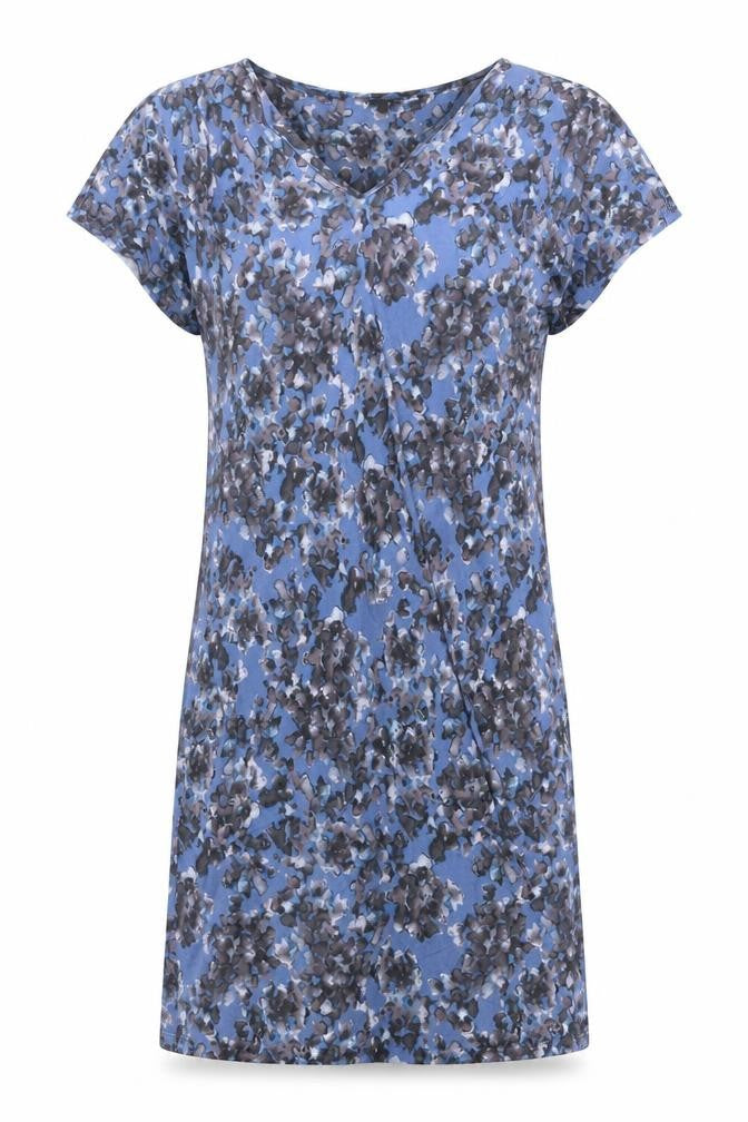 Jigsaw Women’s Blue Floral Shift Dress Size S Short Sleeve