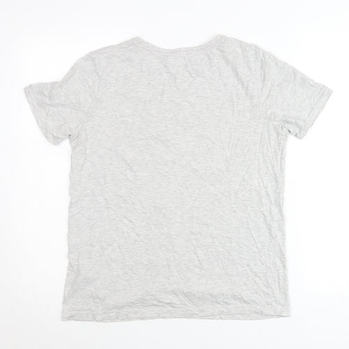 Primark Women’s Grey Panda Yoga Graphic T-Shirt Size 12
