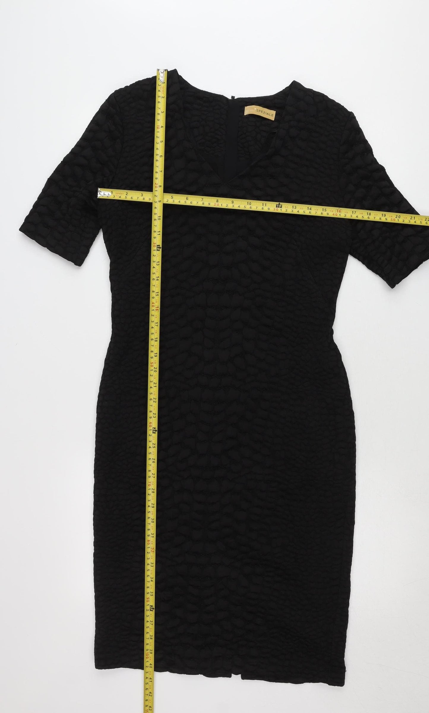 Marks and Spencer Women’s Black Sheath Dress Size 12 V-Neck