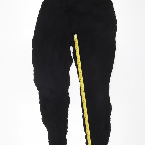 French Connection Women’s Black Viscose Straight Trousers Size 8
