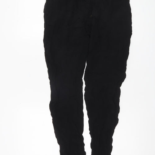 French Connection Women’s Black Viscose Straight Trousers Size 8