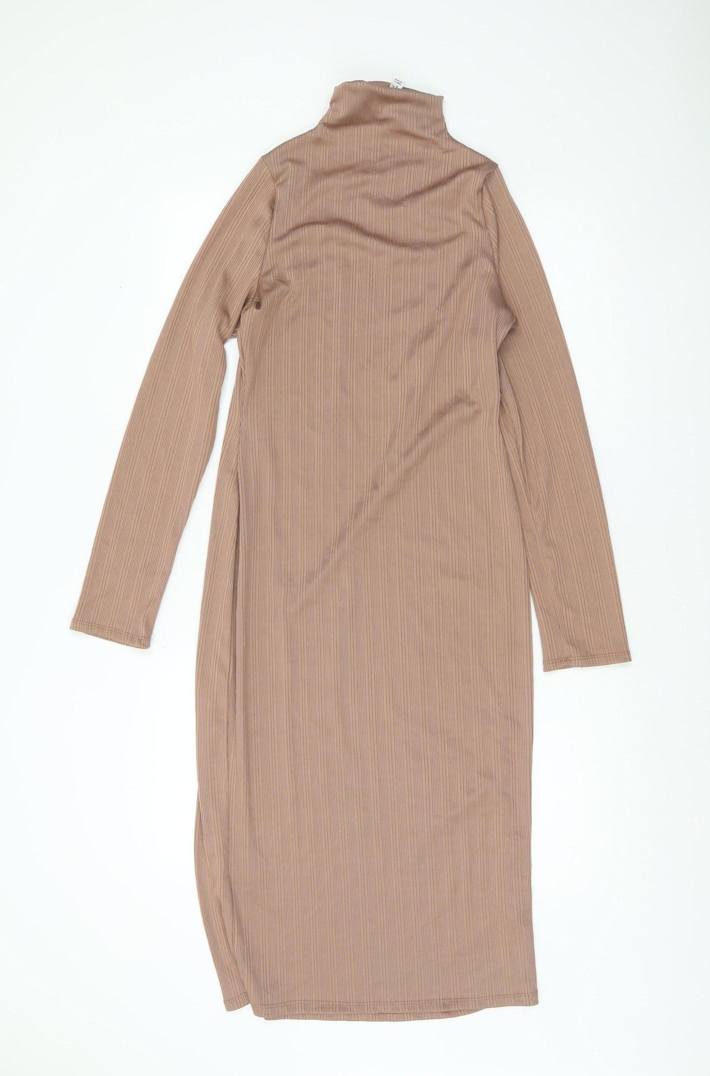 River Island Women’s Brown Bodycon Midi Dress Size 12