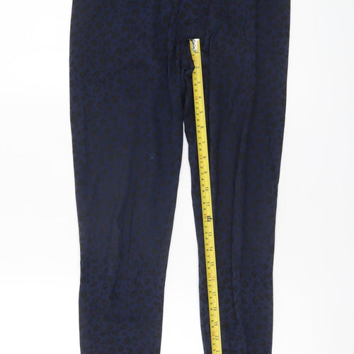 John Lewis Women’s Blue Animal Print Cotton Leggings Size M