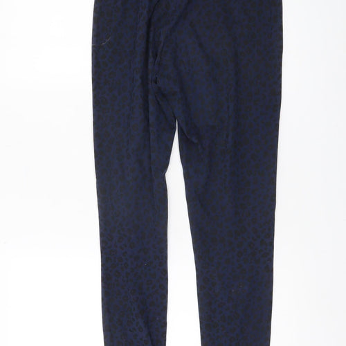 John Lewis Women’s Blue Animal Print Cotton Leggings Size M