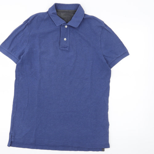 Gap Men’s Blue Classic Fit Cotton Polo Shirt Size S