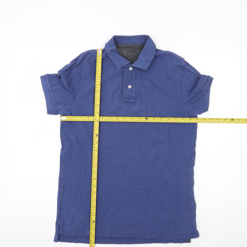 Gap Men’s Blue Classic Fit Cotton Polo Shirt Size S