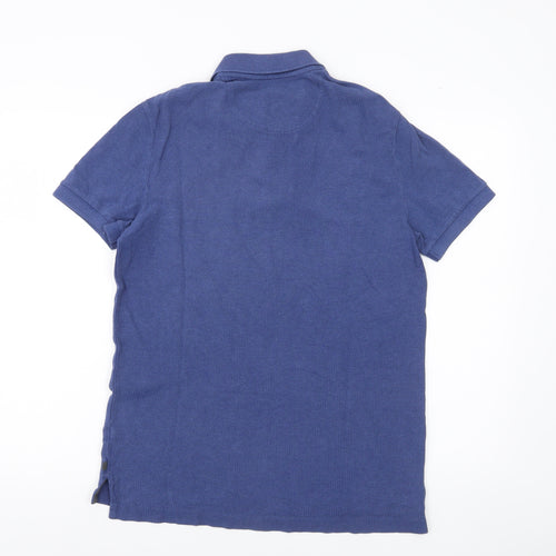 Gap Men’s Blue Classic Fit Cotton Polo Shirt Size S