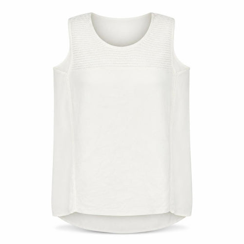 Ipekyol Women’s White Sleeveless Scoop Neck Tank Top S