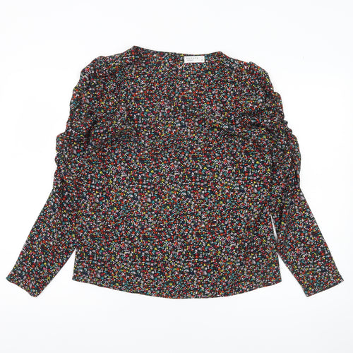 Papaya Women’s Multicoloured Floral Blouse Size 8 Long Sleeve Tunic