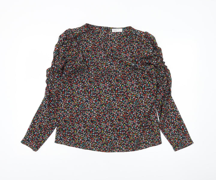 Papaya Women’s Multicoloured Floral Blouse Size 8 Long Sleeve Tunic