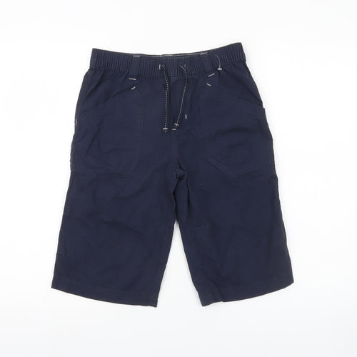 Next Boys Blue 10 Years Cargo Shorts Elastic Waist Drawstring Pockets
