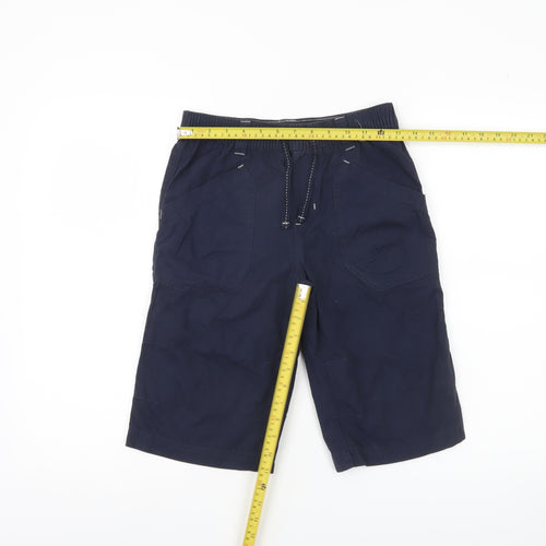 Next Boys Blue 10 Years Cargo Shorts Elastic Waist Drawstring Pockets