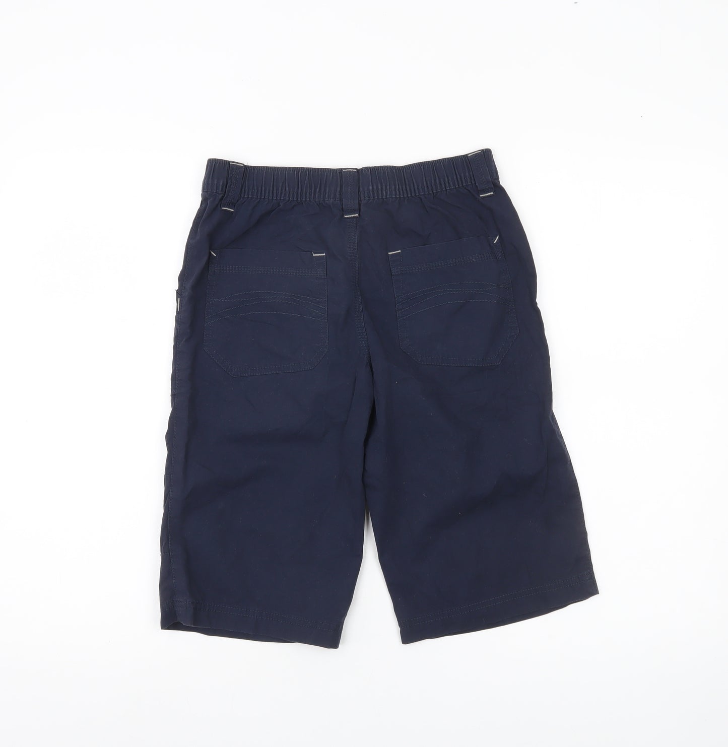 Next Boys Blue 10 Years Cargo Shorts Elastic Waist Drawstring Pockets