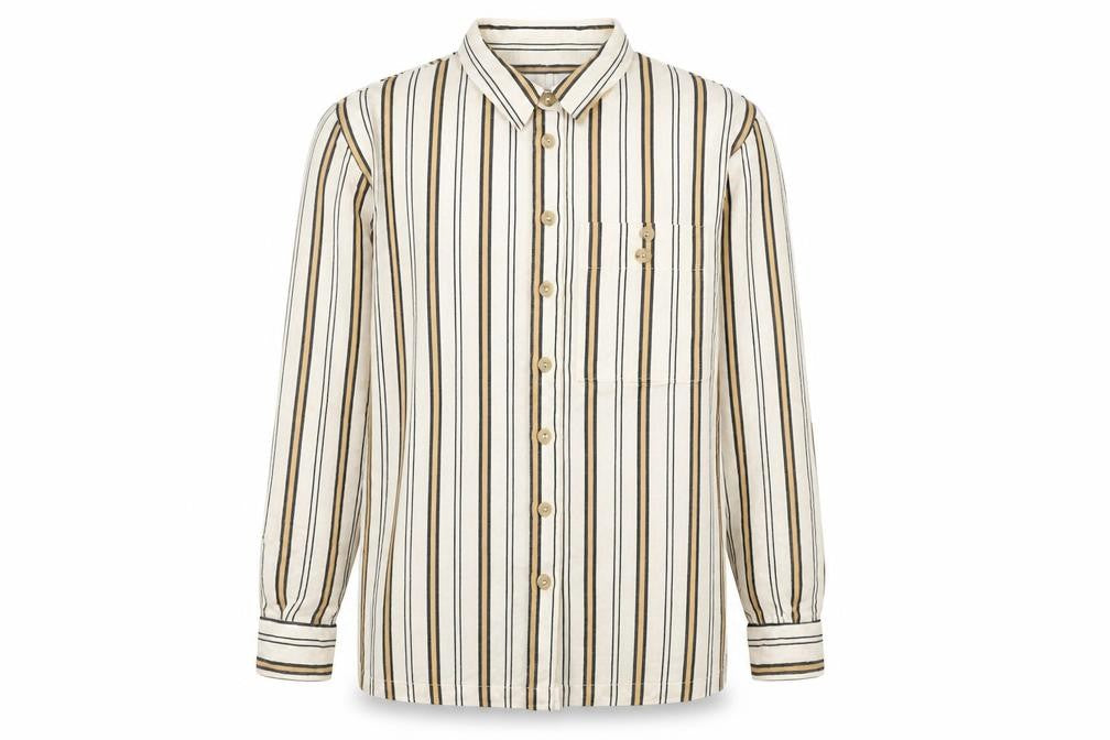 Topshop Women’s Multicoloured Striped Button-Up Shirt Size 8 Long Sleeve