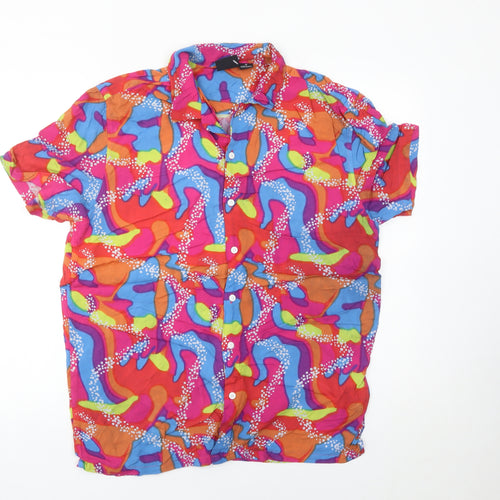 Barbie The Movie Women’s Multicoloured Viscose Button-Up Shirt M