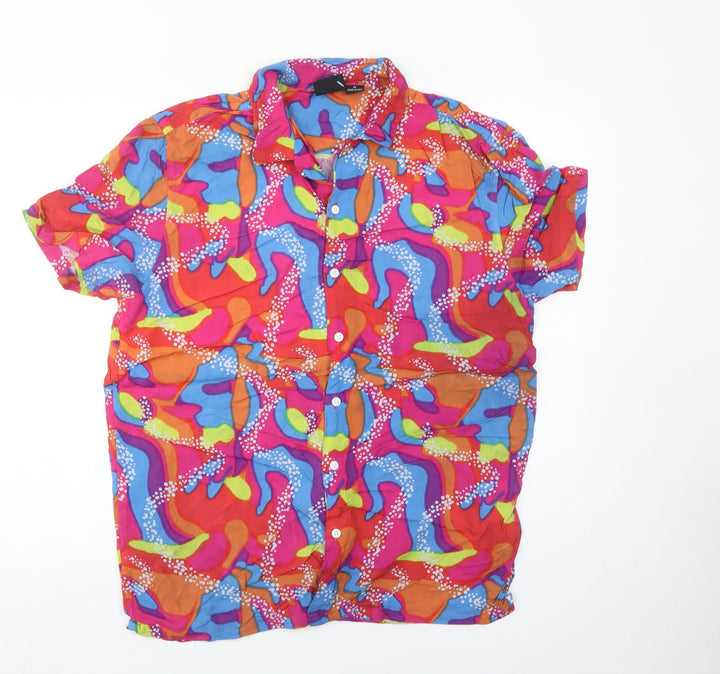 Barbie The Movie Women’s Multicoloured Viscose Button-Up Shirt M