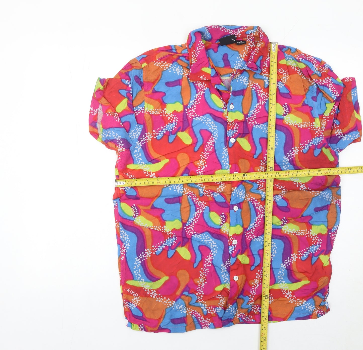 Barbie The Movie Women’s Multicoloured Viscose Button-Up Shirt M