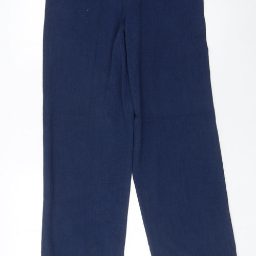 ASOS Men’s Blue Regular Fit Trousers Size 28W 32L Straight Leg
