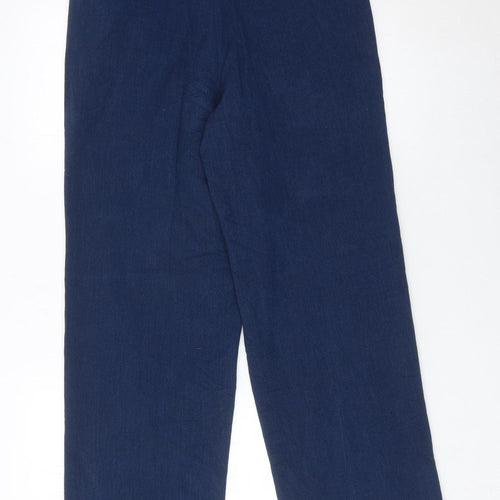 ASOS Men’s Blue Regular Fit Trousers Size 28W 32L Straight Leg