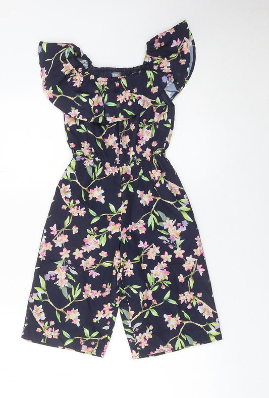 Next Girls Multicoloured Floral Jumpsuit 5 Years Sleeveless Summer Outfit