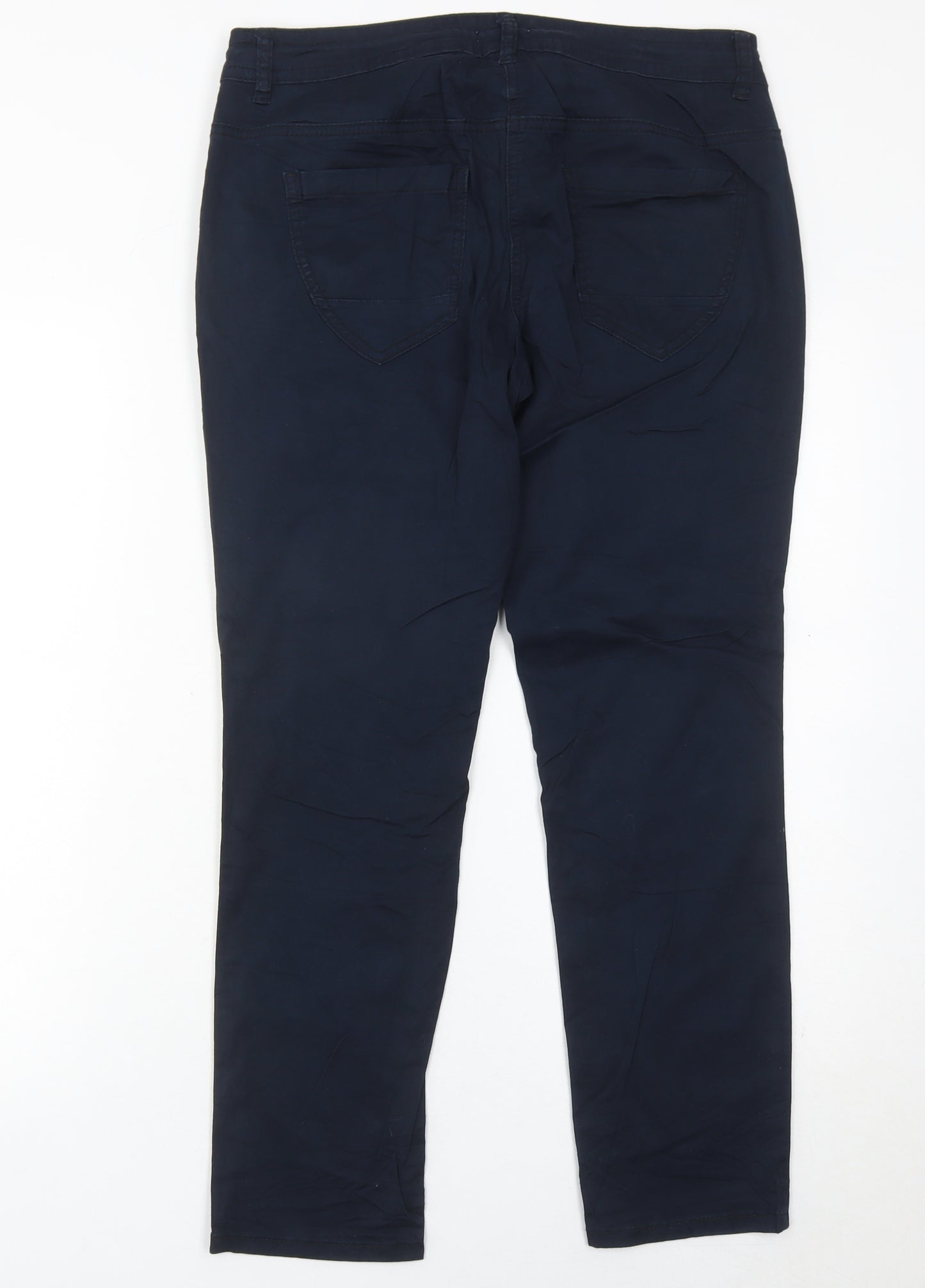 Tom Tailor Womens Blue Tapered Slim Fit Jeans Size 8 Stretch Cotton