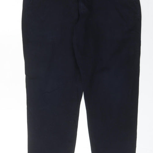 Uniqlo Men's Black Slim Chino Trousers 30x30 Cotton Blend