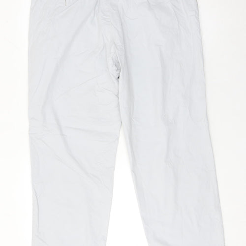 Marks and Spencer Mens Grey Chino Trousers 38W 31L Regular Fit