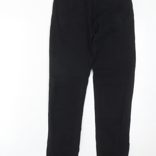 Guess Boys Black Jogger Trousers Age 12 Years Logo Side Stripe