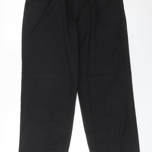 Marks and Spencer Boys Black Dress Pants Trousers 15 Years 30in Waist Formal