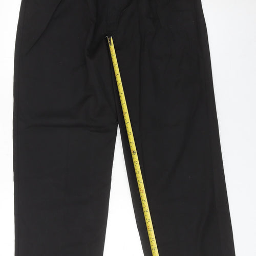 Marks and Spencer Boys Black Dress Pants Trousers 15 Years 30in Waist Formal