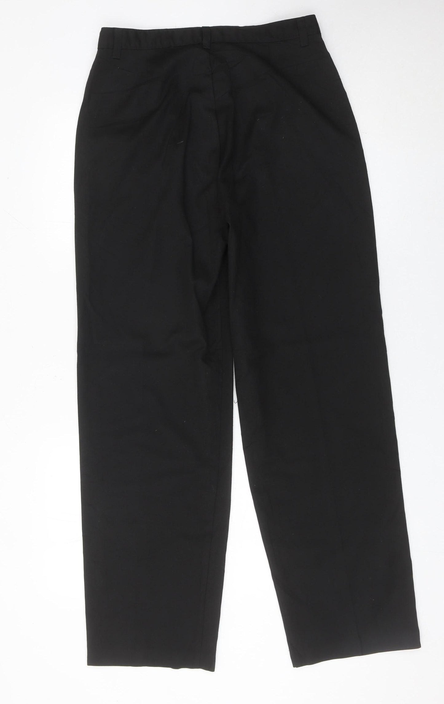 Marks and Spencer Boys Black Dress Pants Trousers 15 Years 30in Waist Formal