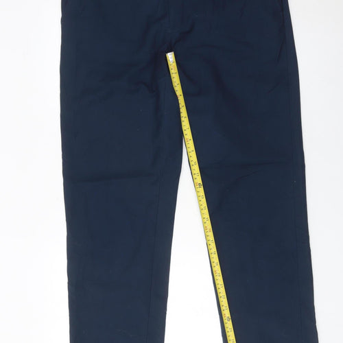 Tailor & Cutter Men’s Blue Regular Fit 36W 31L Dress Trousers