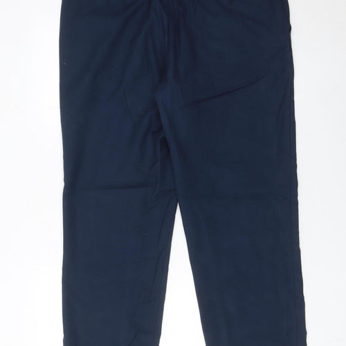 Tailor & Cutter Men’s Blue Regular Fit 36W 31L Dress Trousers