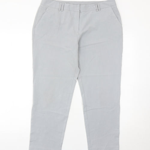 Dorothy Perkins Women’s Grey Size 14 Slim Leg Dress Pants