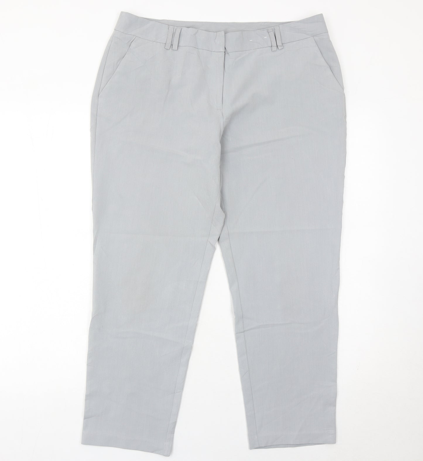 Dorothy Perkins Women’s Grey Size 14 Slim Leg Dress Pants