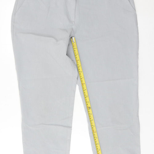 Dorothy Perkins Women’s Grey Size 14 Slim Leg Dress Pants