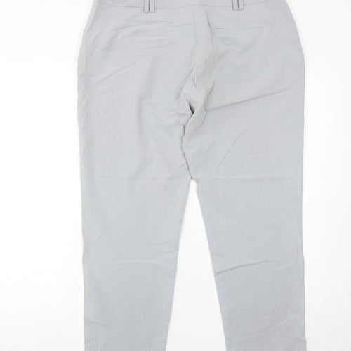 Dorothy Perkins Women’s Grey Size 14 Slim Leg Dress Pants