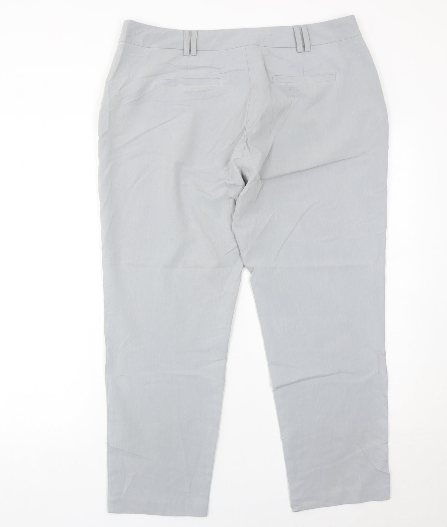 Dorothy Perkins Women’s Grey Size 14 Slim Leg Dress Pants