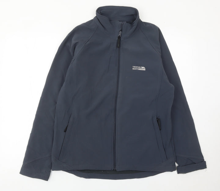 Trespass Men’s Blue Softshell Jacket S Regular Fit Windproof